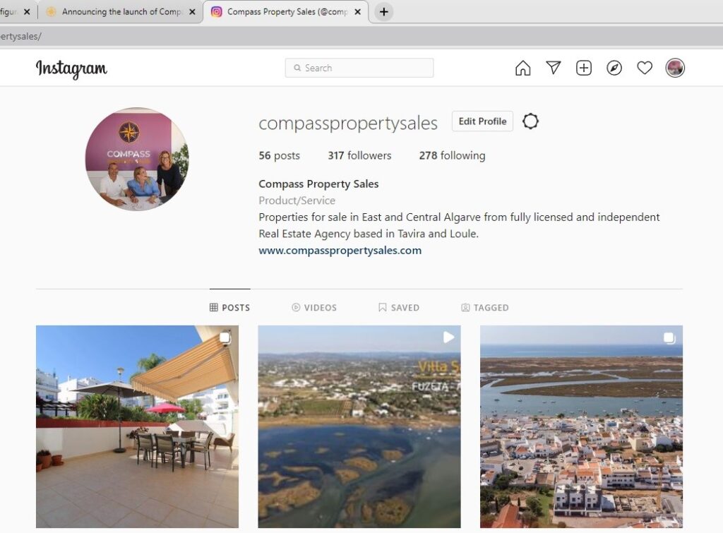 Announcing the launch of Compass Property Sales on Instagram